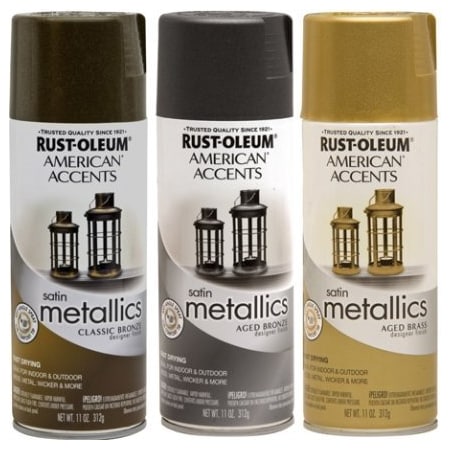 Rust-Oleum 12OZ AGED BRASS METALLIC SPRAY PAIN 202719